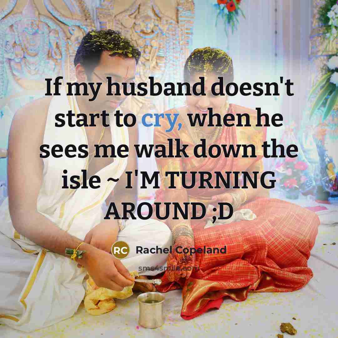 “If my husband doesn't start to cry, when he sees…” quote by Rachel Copeland
