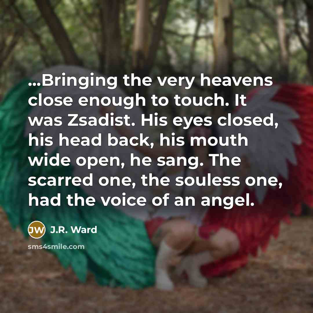 “...Bringing the very heavens close enough to touch. It was…” quote by J.R. Ward
