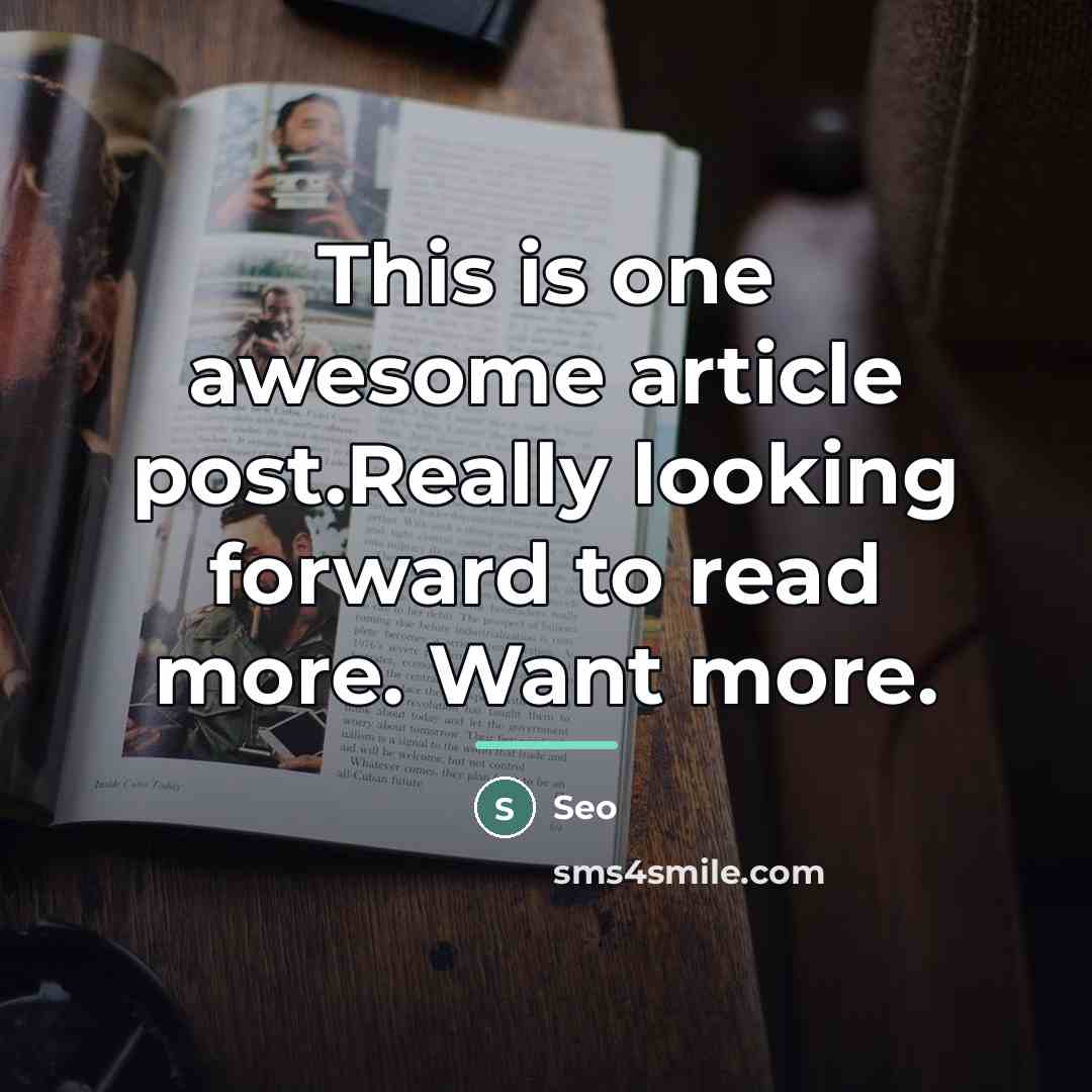 “This is one awesome article post.Really looking forward to read…” quote by Seo