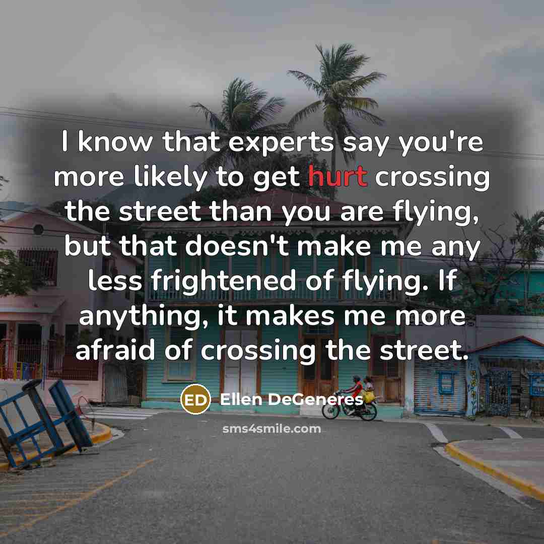 “I know that experts say you're more likely to get…” quote by Ellen DeGeneres