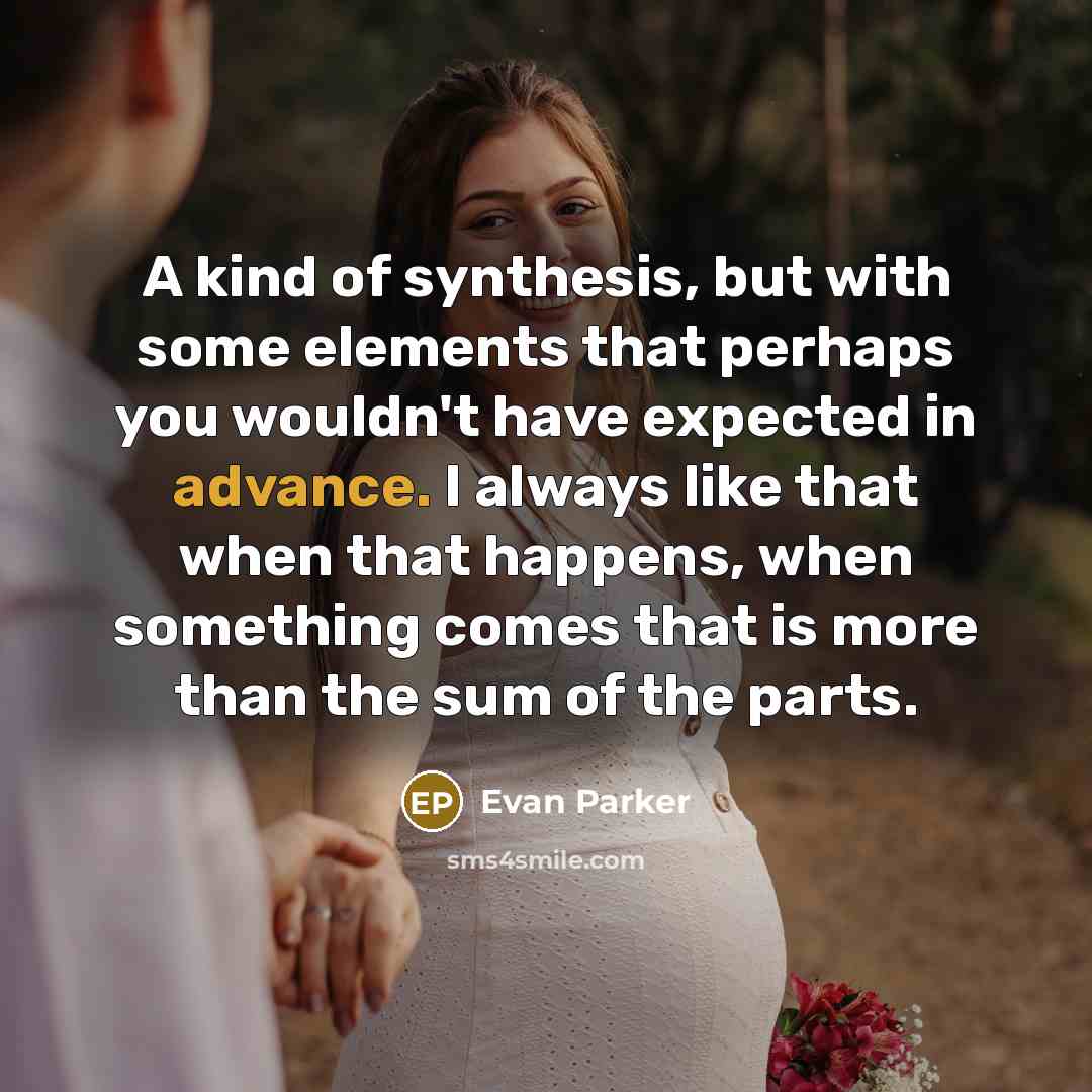 “A kind of synthesis, but with some elements that perhaps…” quote by Evan Parker