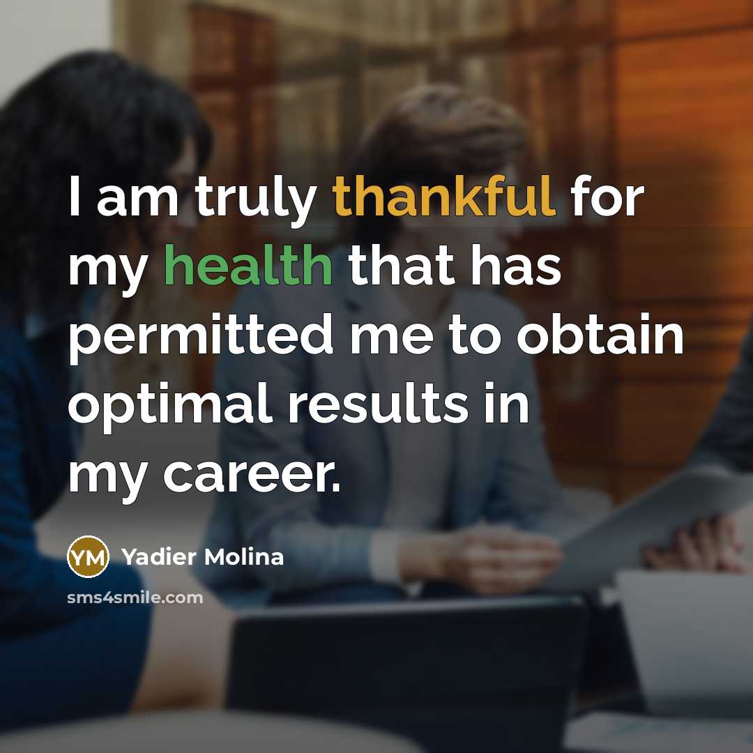 “I am truly thankful for my health that has permitted…” quote by Yadier Molina