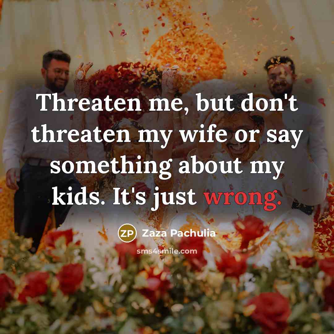 “Threaten me, but don't threaten my wife or say something…” quote by Zaza Pachulia