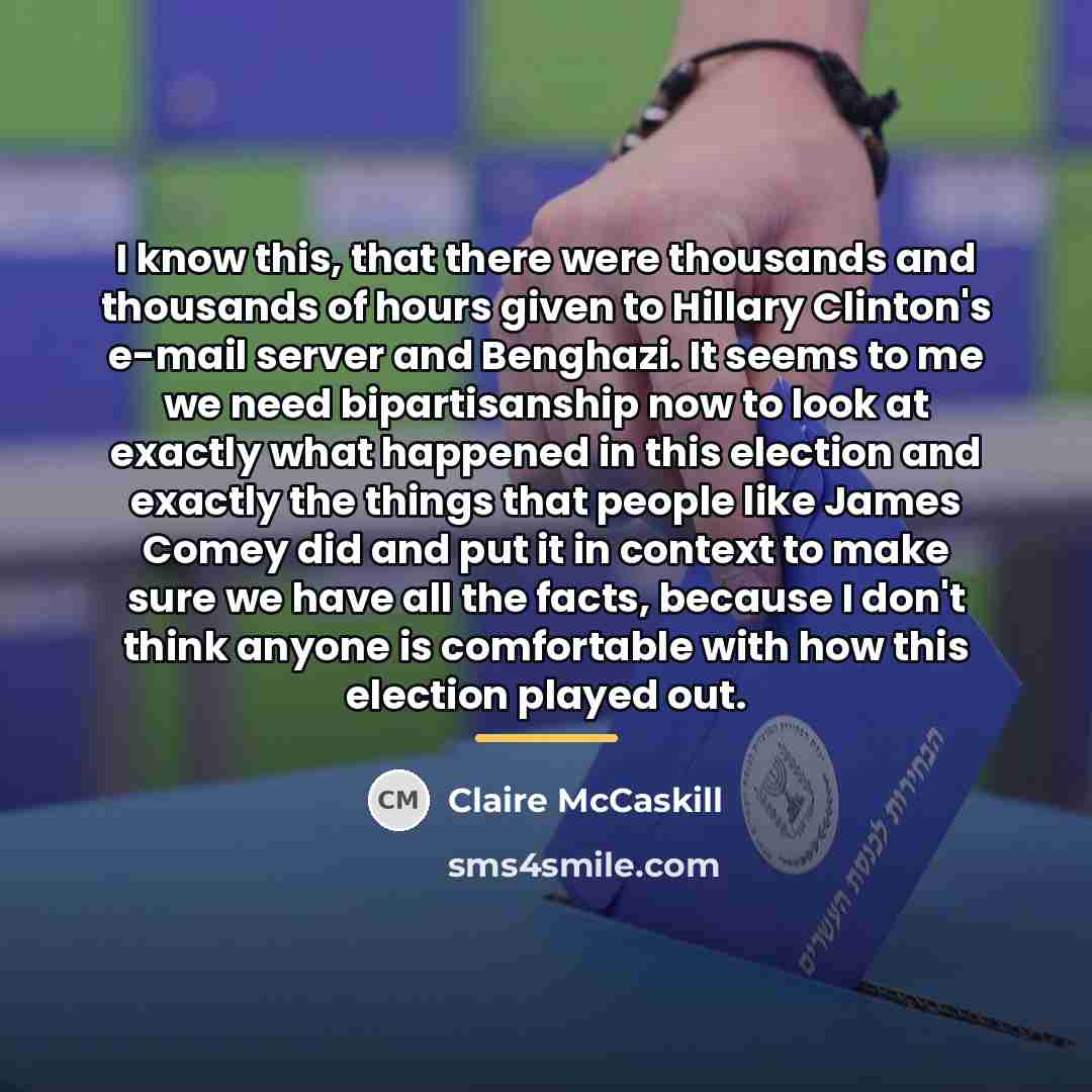 “I know this, that there were thousands and thousands of…” quote by Claire McCaskill