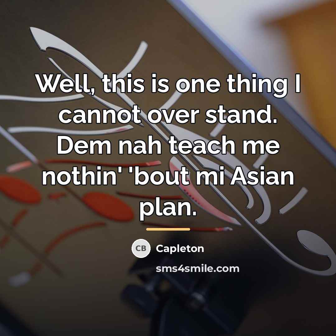 “Well, this is one thing I cannot over stand. Dem…” quote by Capleton