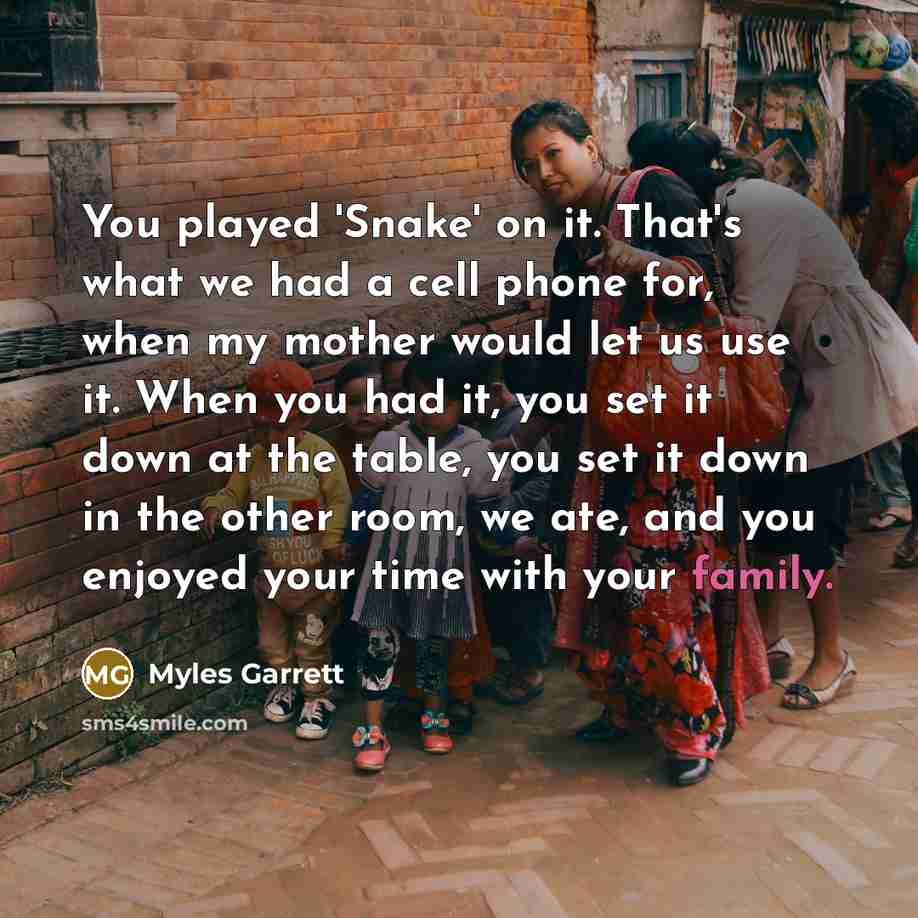 “You played 'Snake' on it. That's what we had a…” quote by Myles Garrett
