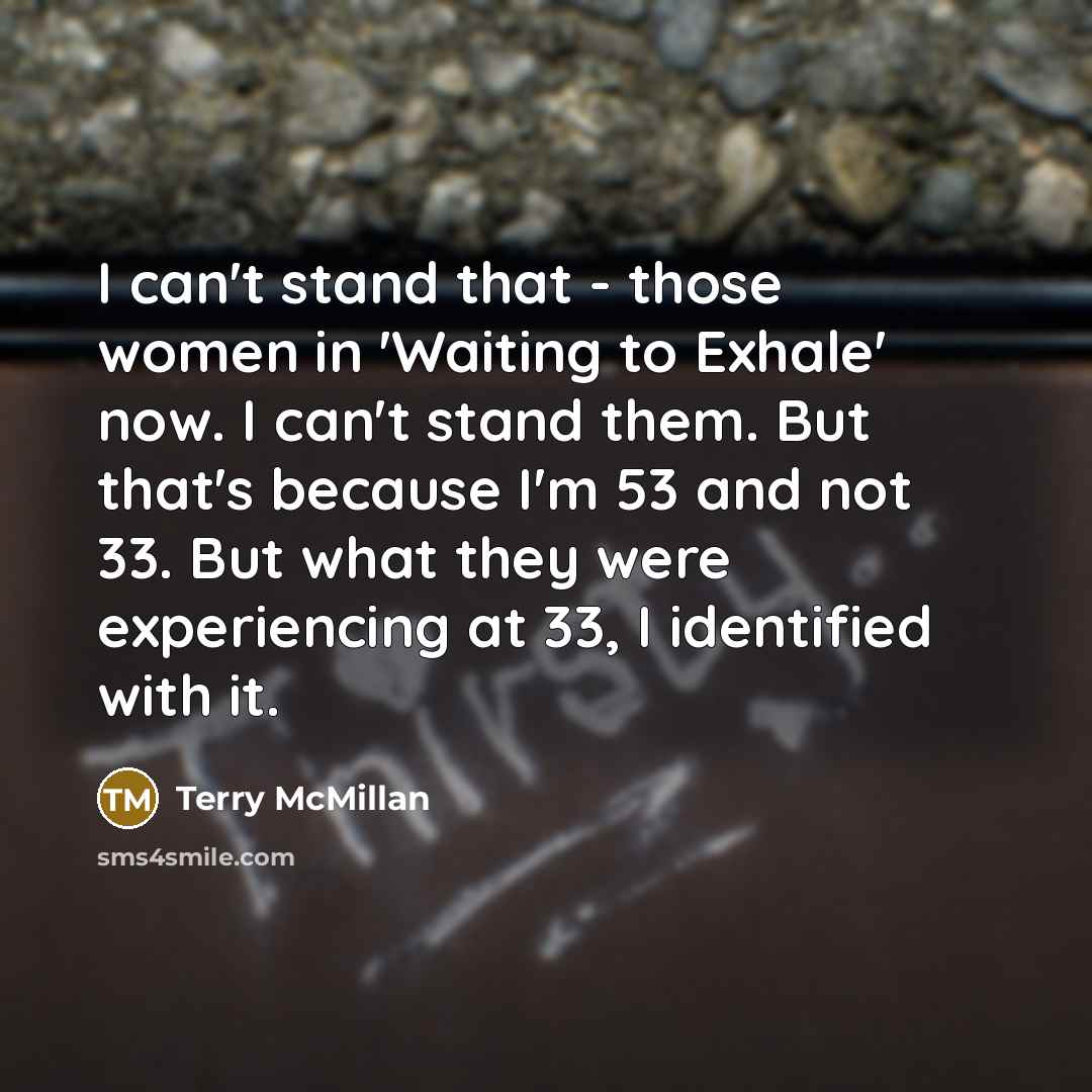“I can't stand that - those women in 'Waiting to…” quote by Terry McMillan