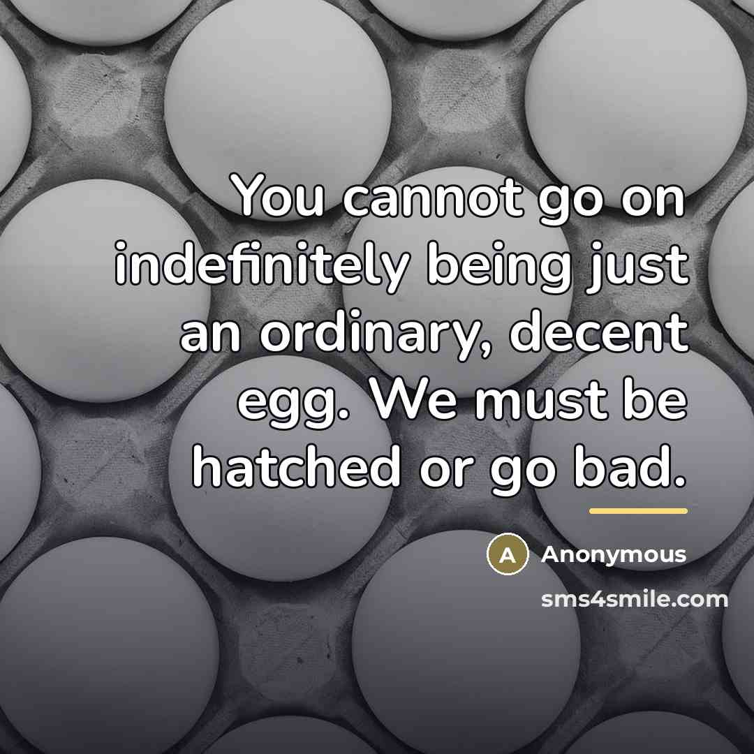 “You cannot go on indefinitely being just an ordinary, decent…” quote by Anonymous