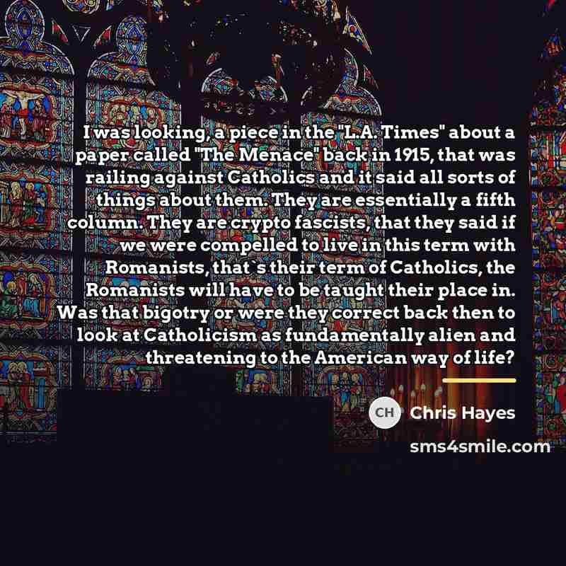 “I was looking, a piece in the "L.A. Times" about…” quote by Chris Hayes