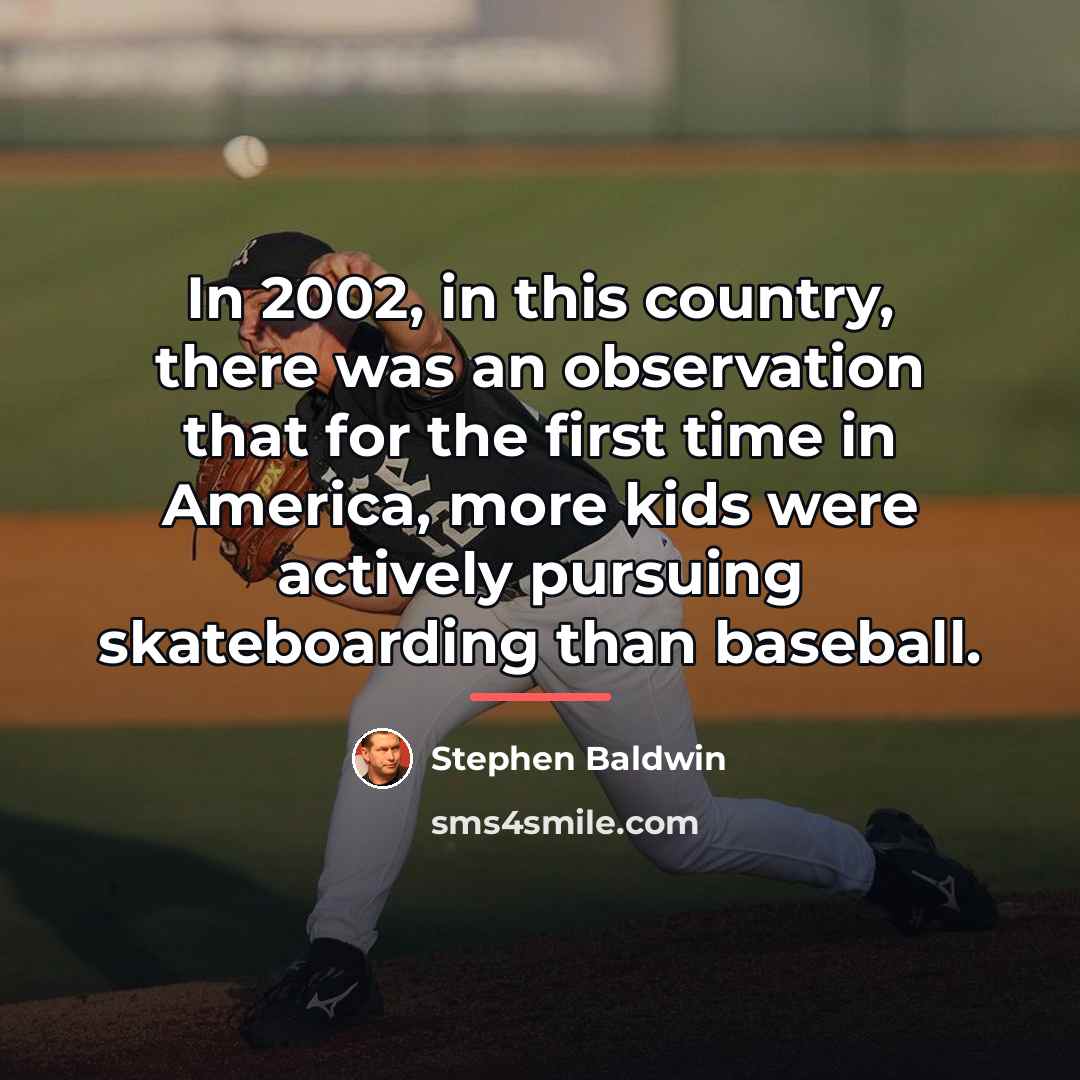 “In 2002, in this country, there was an observation that…” quote by Stephen Baldwin