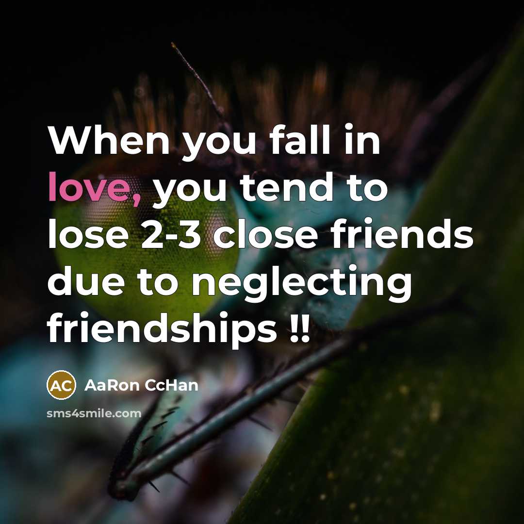 “When you fall in love, you tend to lose 2-3…” quote by AaRon CcHan