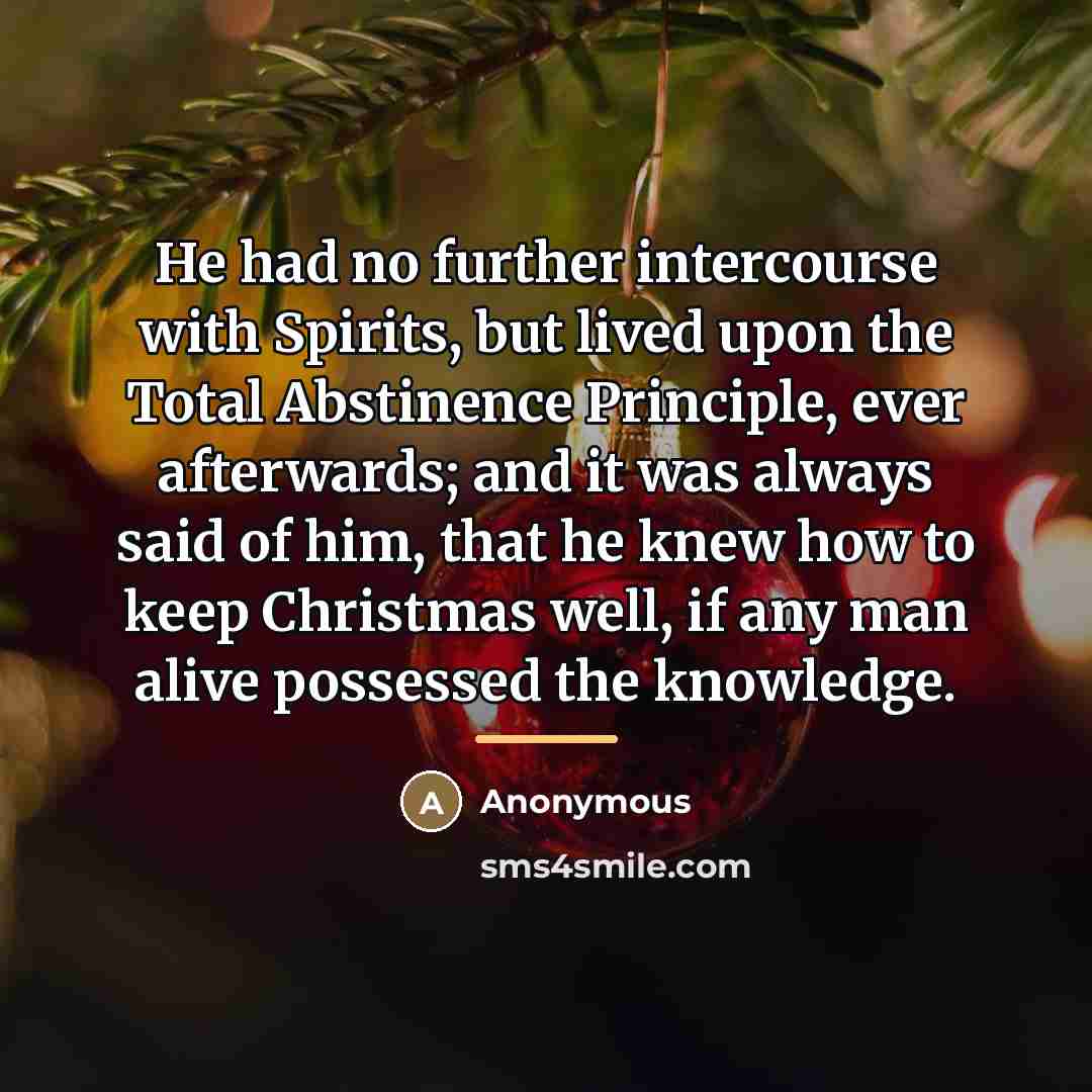 “He had no further intercourse with Spirits, but lived upon…” quote by Anonymous
