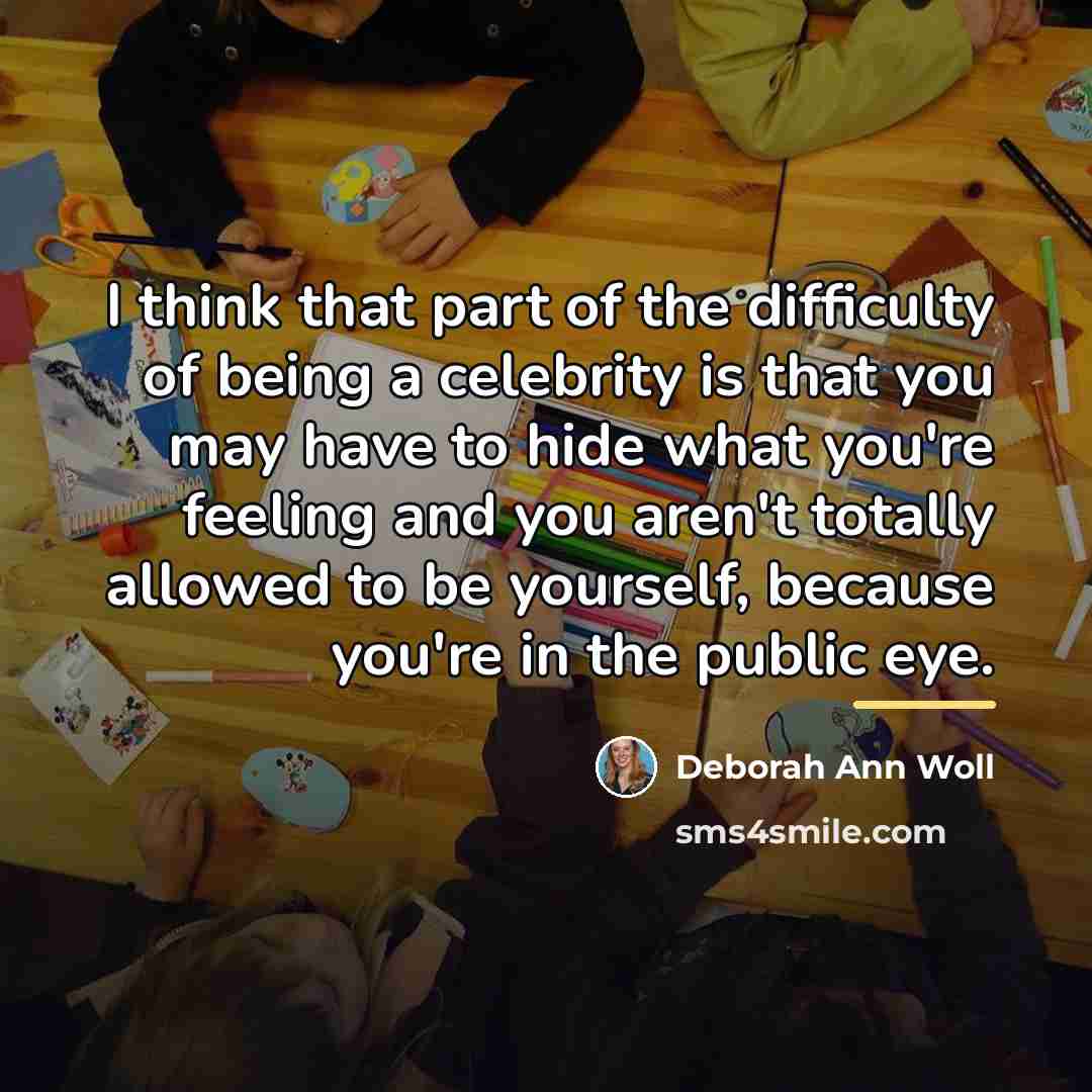 “I think that part of the difficulty of being a…” quote by Deborah Ann Woll