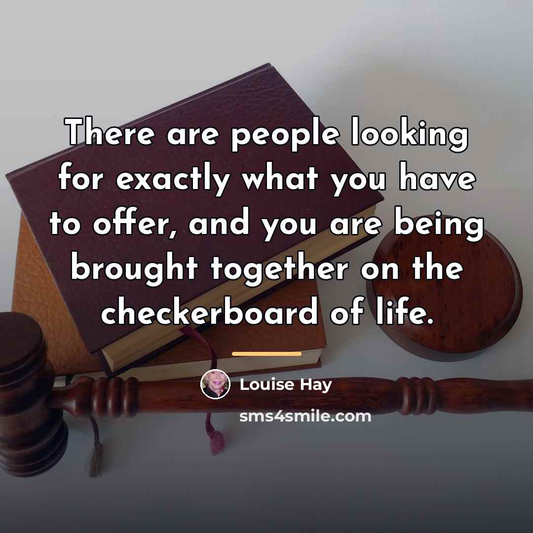 “There are people looking for exactly what you have to…” quote by Louise Hay
