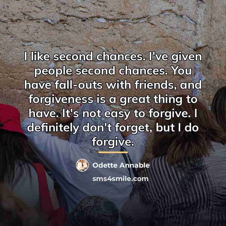 “I like second chances. I've given people second chances. You…” quote by Odette Annable