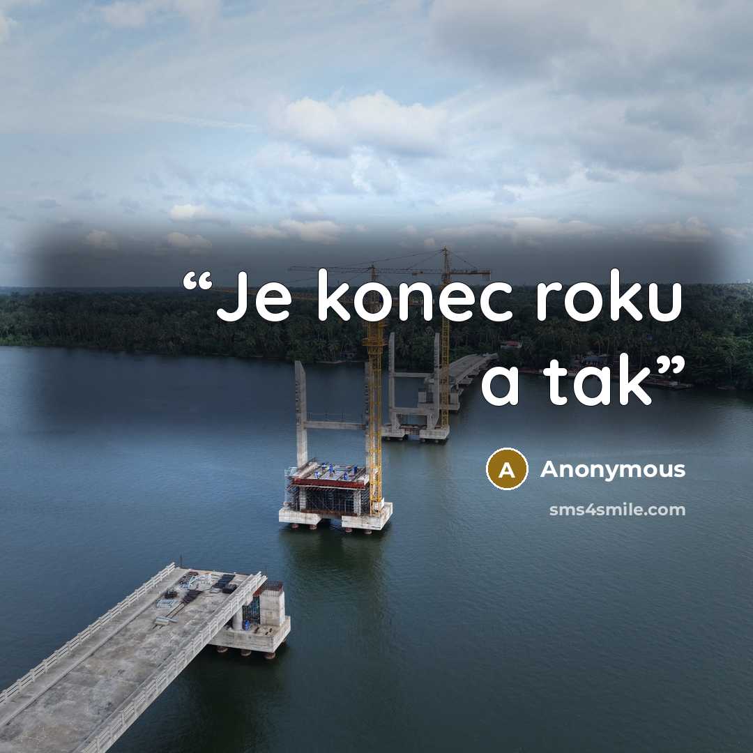 “Je konec roku a tak” quote by Anonymous