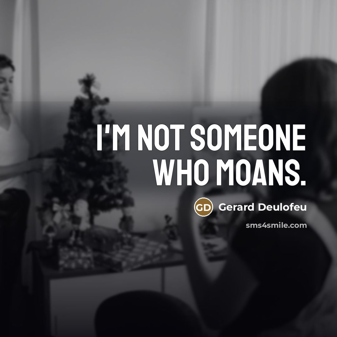 “I'm not someone who moans.…” quote by Gerard Deulofeu