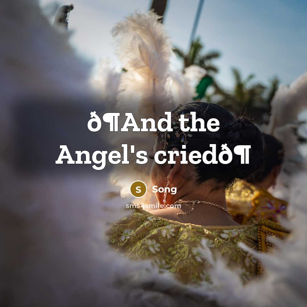 “ð¶And the Angel's criedð¶” quote by Song