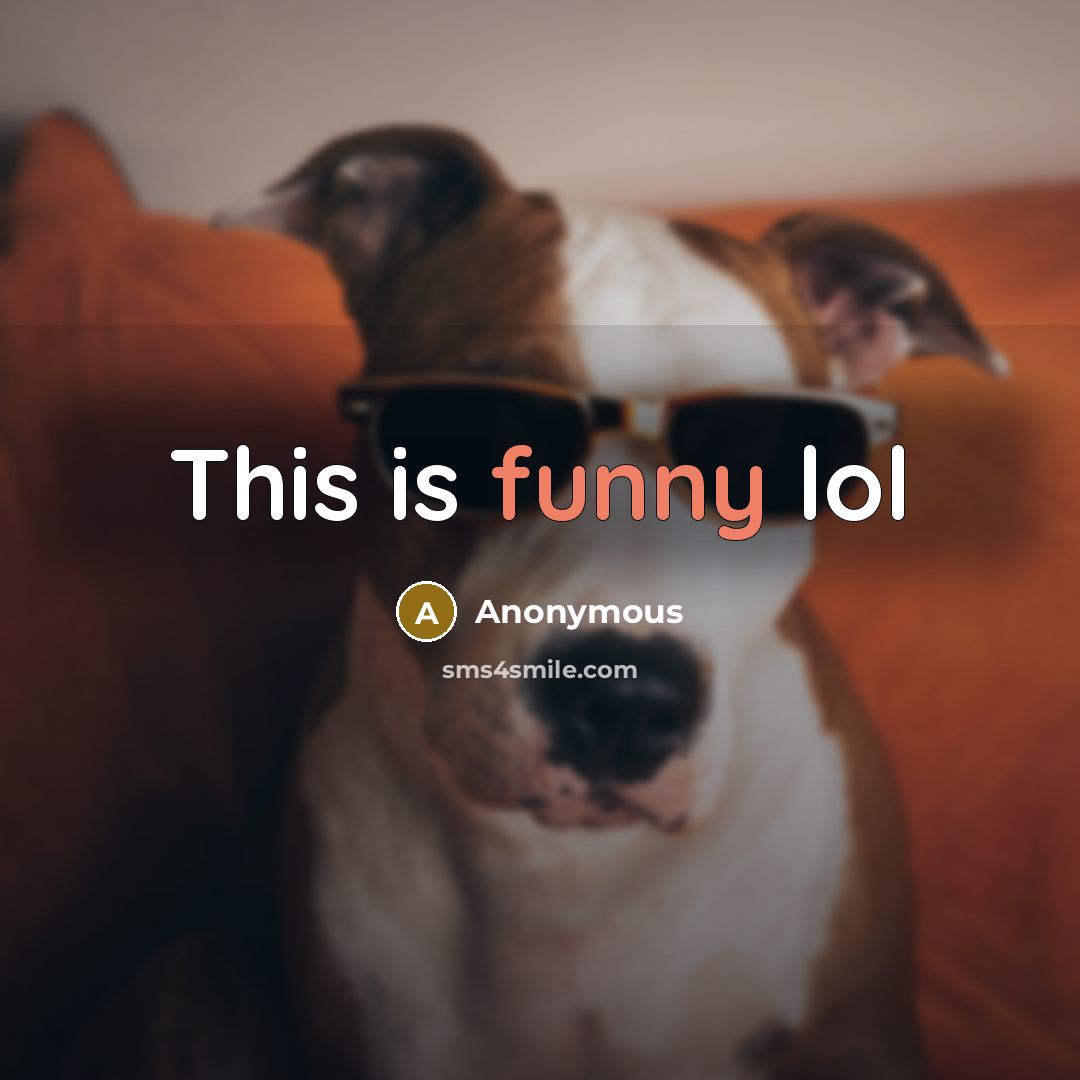 “This is funny lol” quote by Anonymous