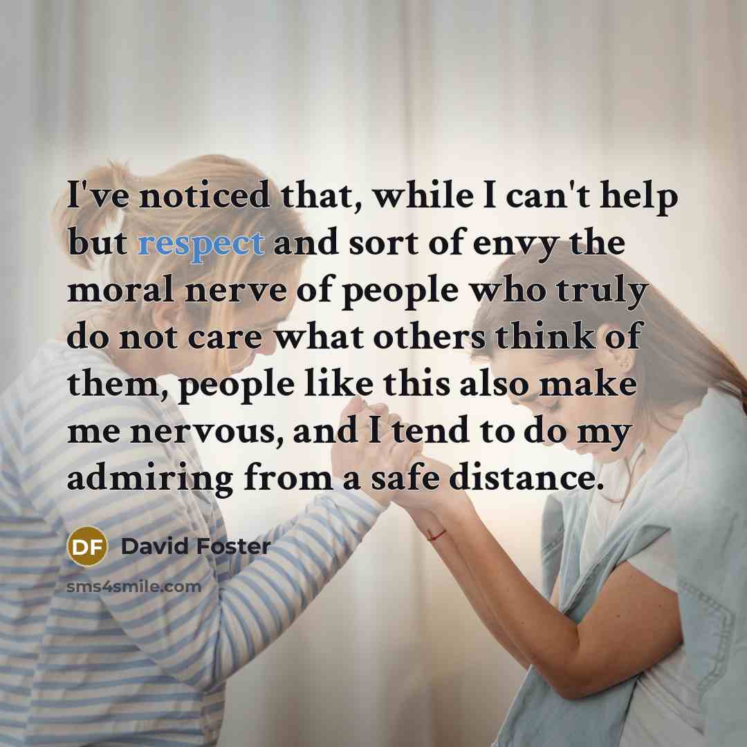 “I've noticed that, while I can't help but respect and…” quote by David Foster