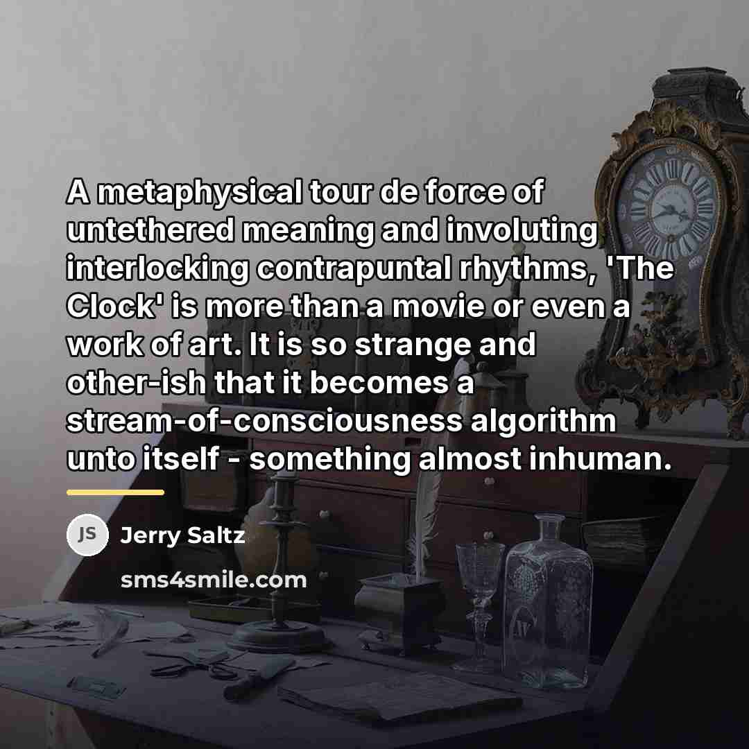 “A metaphysical tour de force of untethered meaning and involuting…” quote by Jerry Saltz