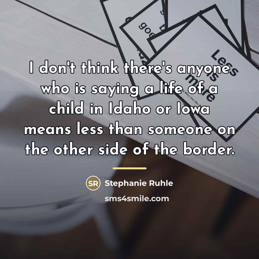 “I don't think there's anyone who is saying a life…” quote by Stephanie Ruhle