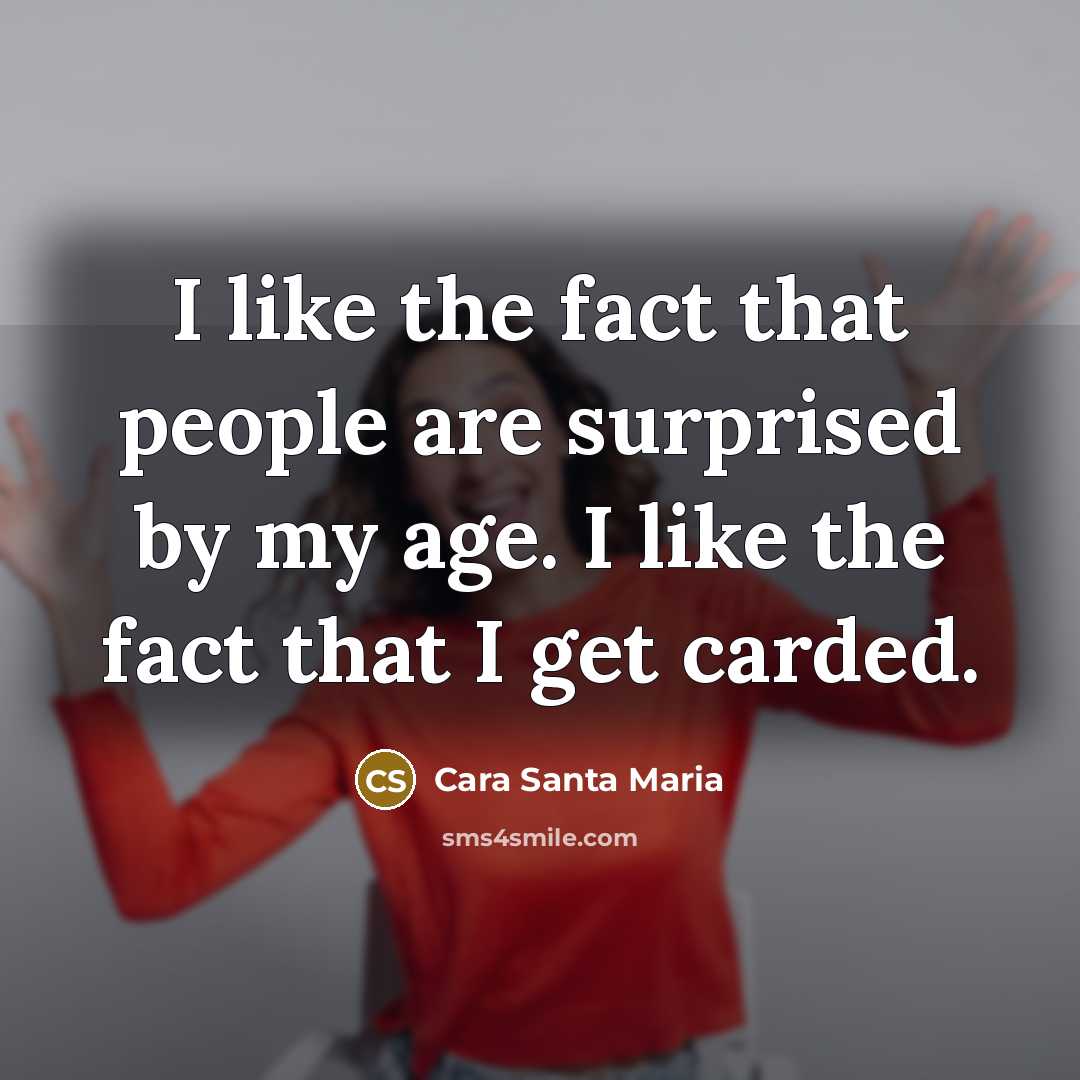 “I like the fact that people are surprised by my…” quote by Cara Santa Maria