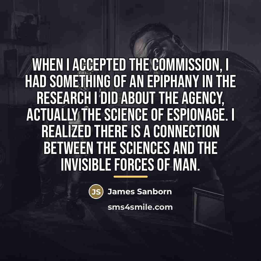 “When I accepted the commission, I had something of an…” quote by James Sanborn