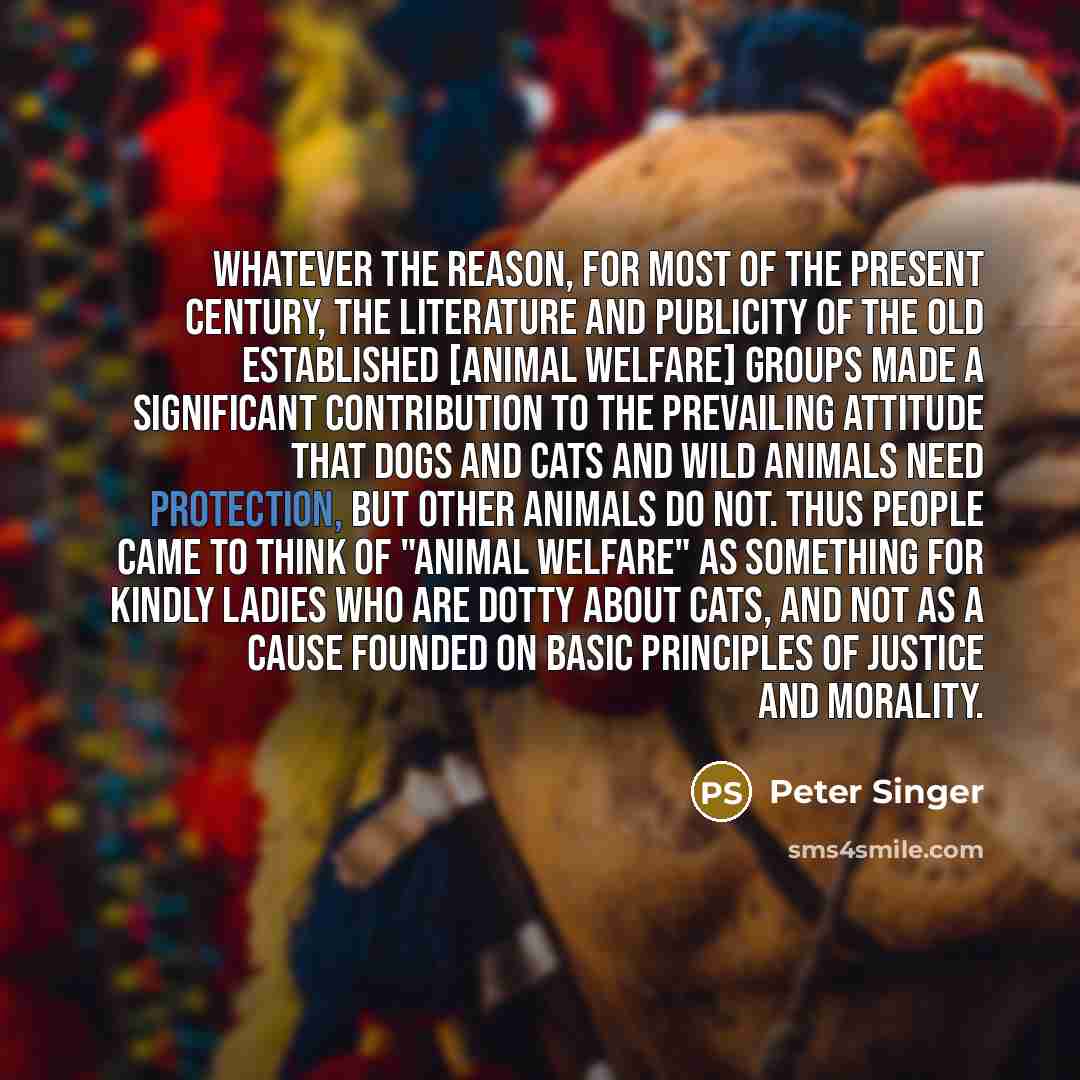 “Whatever the reason, for most of the present century, the…” quote by Peter Singer