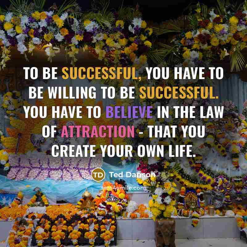 “To be successful, you have to be willing to be…” quote by Ted Danson