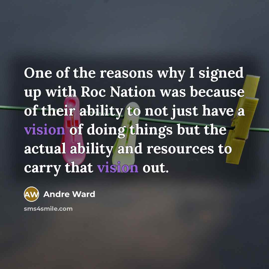 “One of the reasons why I signed up with Roc…” quote by Andre Ward