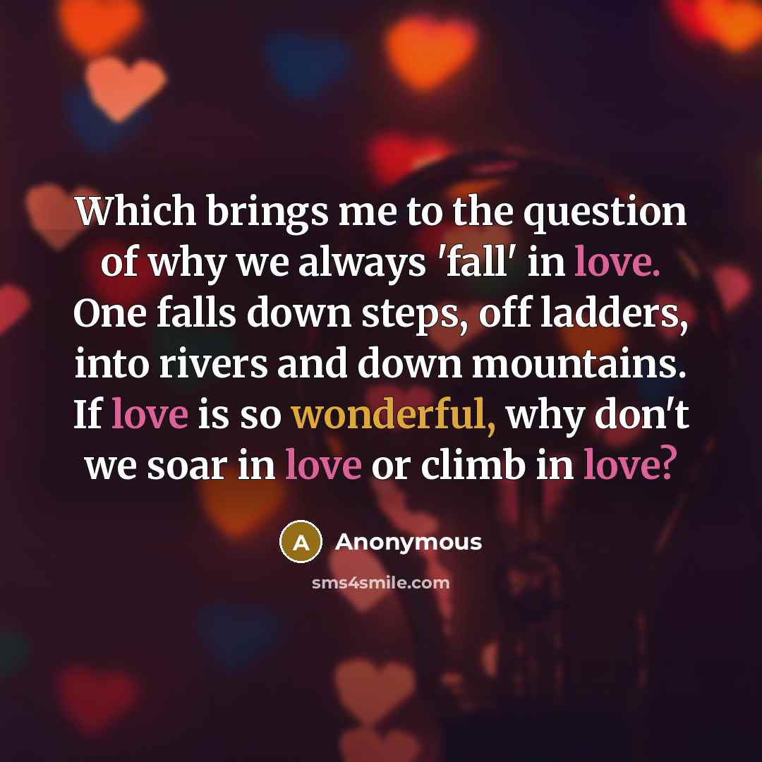 “Which brings me to the question of why we always…” quote by Anonymous