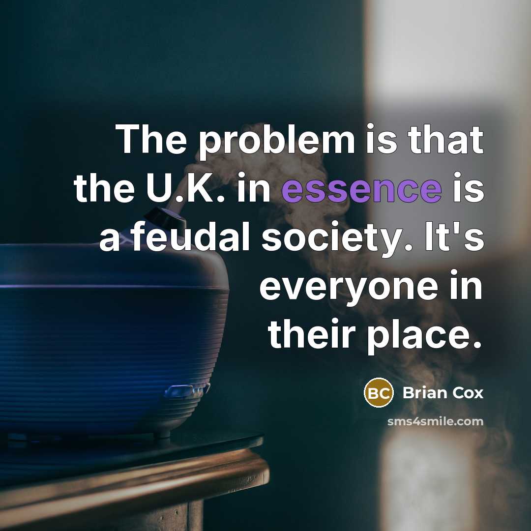 “The problem is that the U.K. in essence is a…” quote by Brian Cox