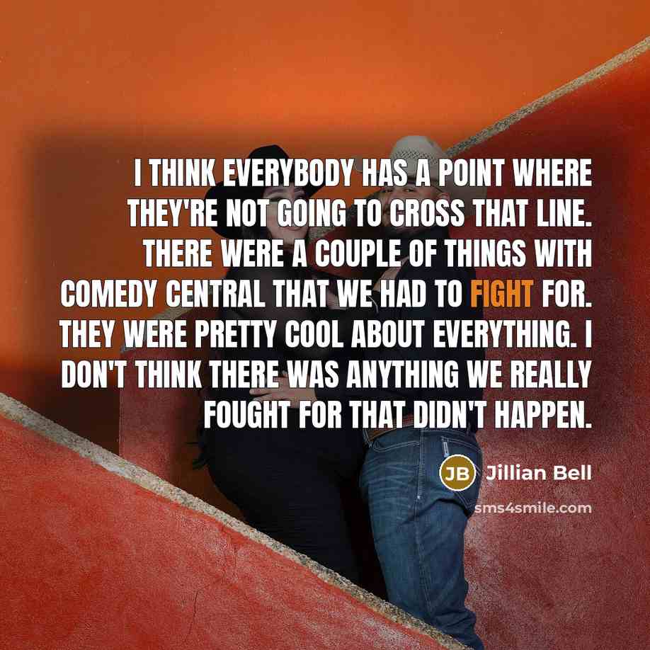“I think everybody has a point where they're not going…” quote by Jillian Bell