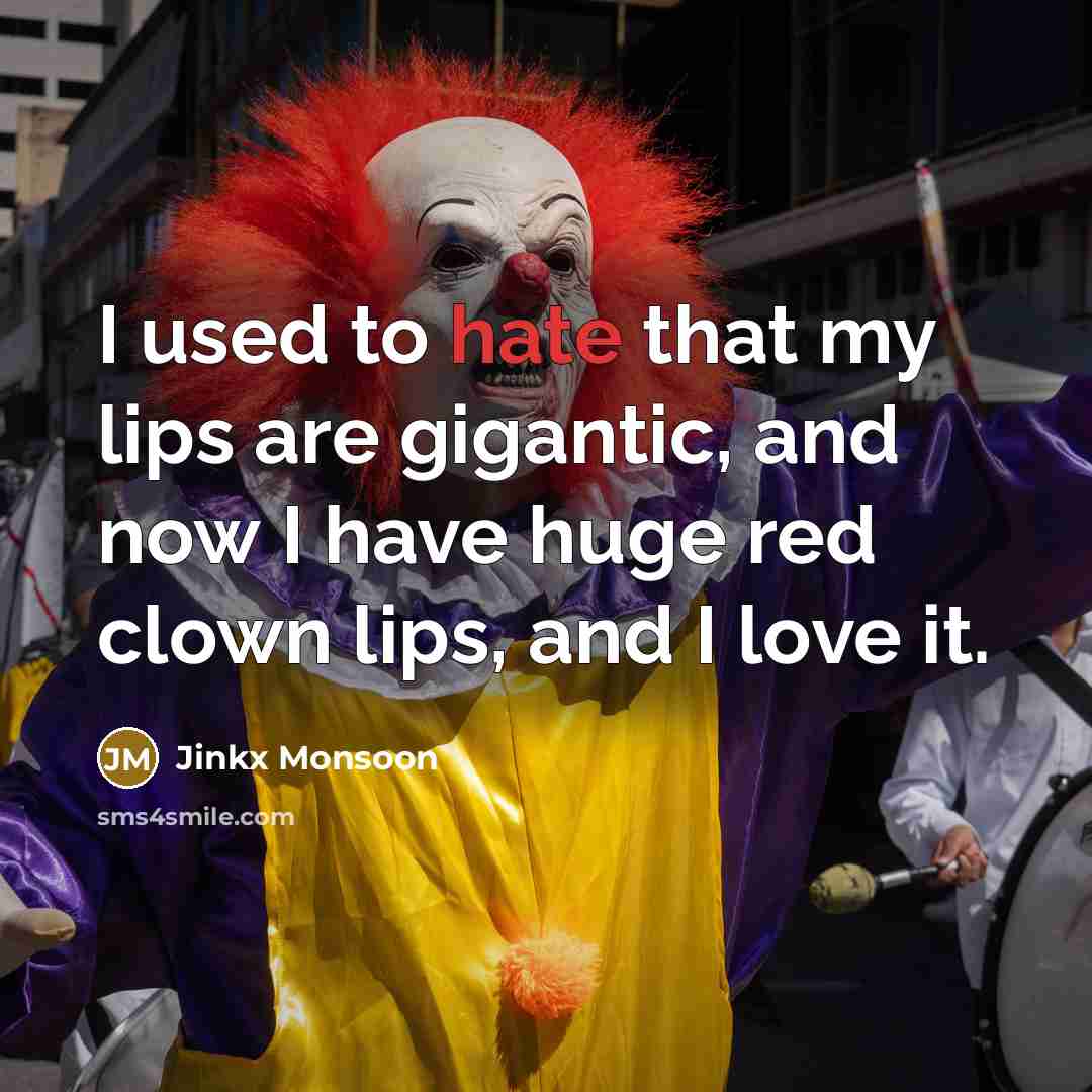 “I used to hate that my lips are gigantic, and…” quote by Jinkx Monsoon