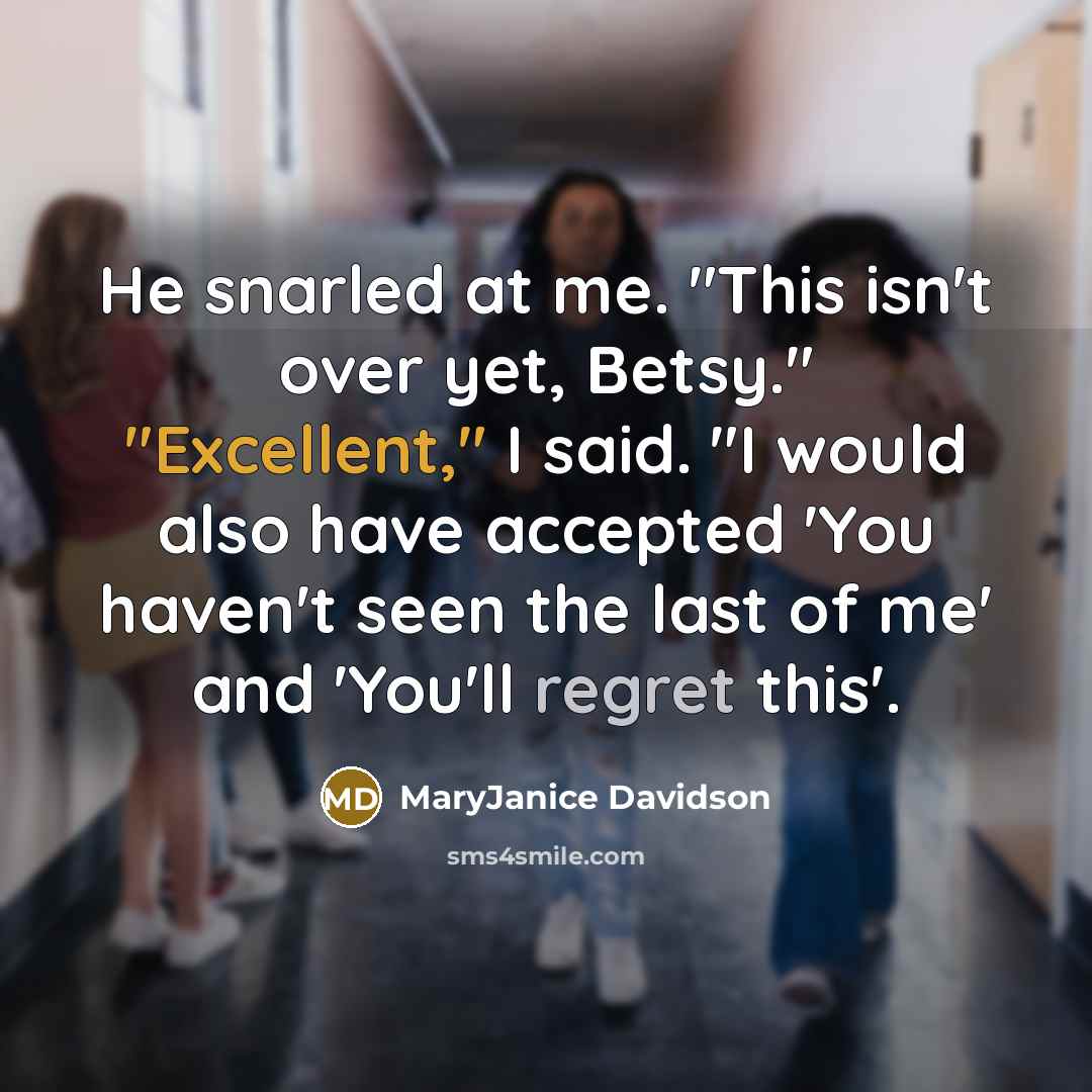 “He snarled at me. "This isn't over yet, Betsy." "Excellent,"…” quote by MaryJanice Davidson