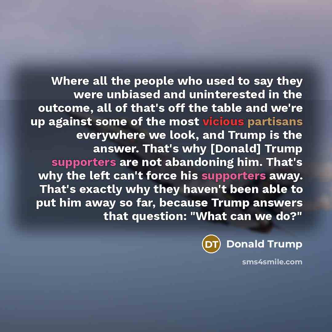 “Where all the people who used to say they were…” quote by Donald Trump
