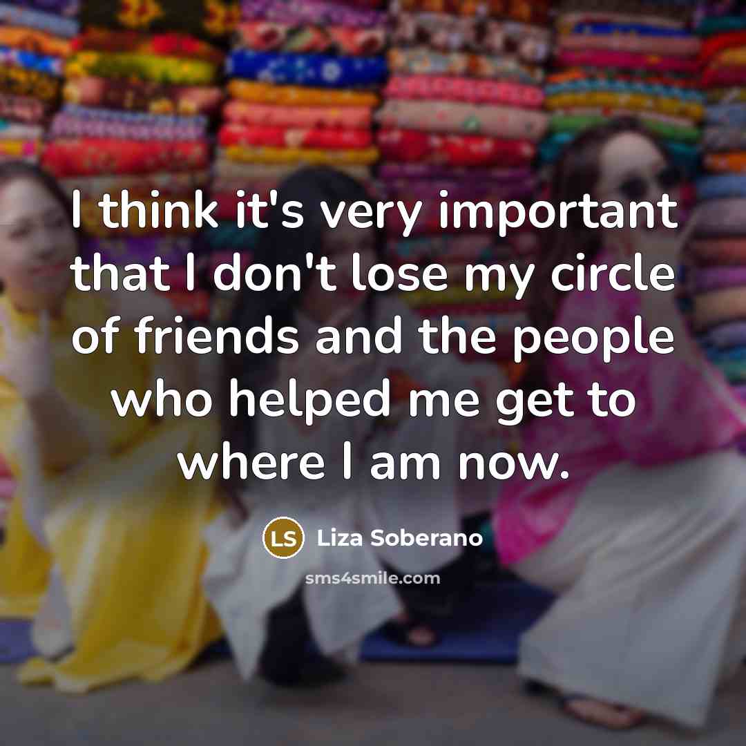 “I think it's very important that I don't lose my…” quote by Liza Soberano