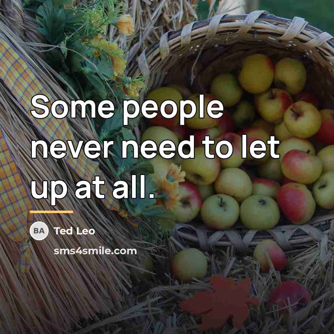 “Some people never need to let up at all.…” quote by Ted Leo