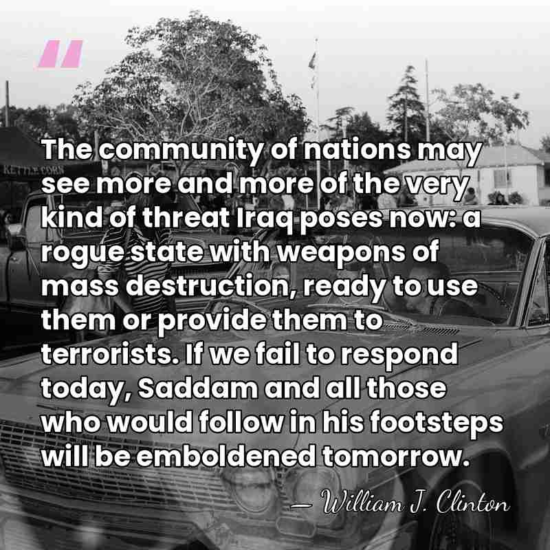 The community of nations may see more and more of the very&hellip; - William J. Clinton