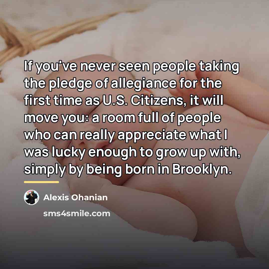 “If you've never seen people taking the pledge of allegiance…” quote by Alexis Ohanian