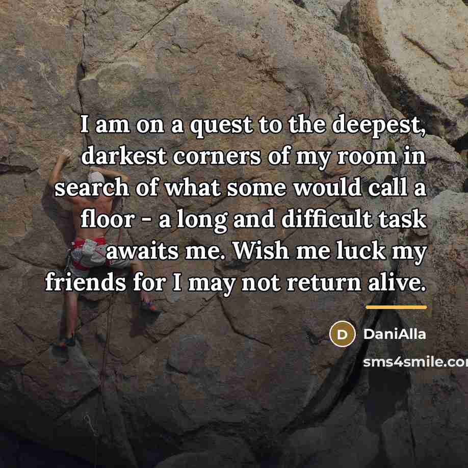 “I am on a quest to the deepest, darkest corners…” quote by DaniAlla