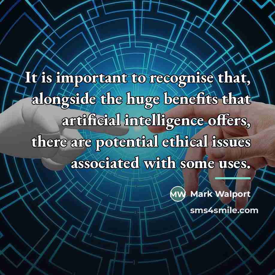 “It is important to recognise that, alongside the huge benefits…” quote by Mark Walport