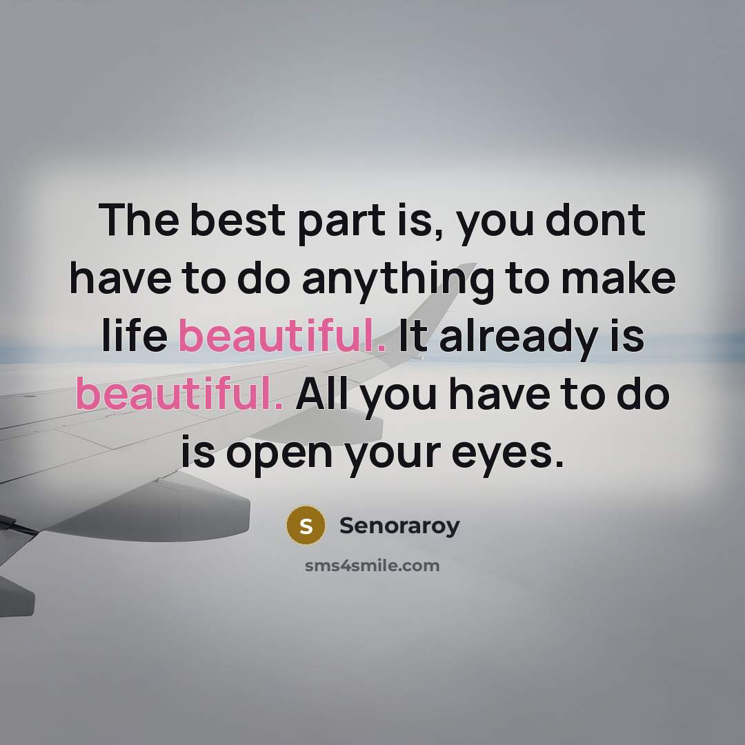 “The best part is, you dont have to do anything…” quote by Senoraroy