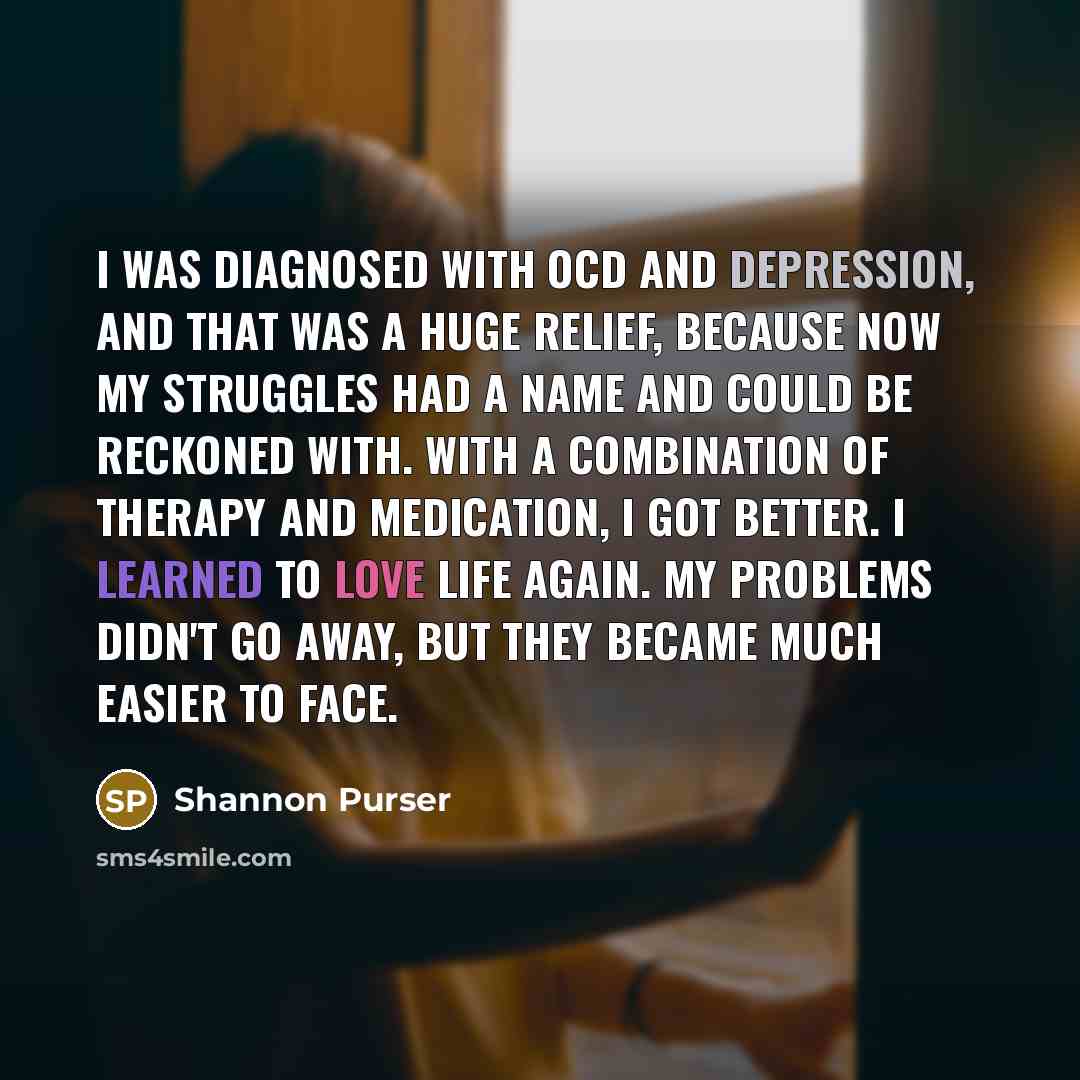 “I was diagnosed with OCD and depression, and that was…” quote by Shannon Purser