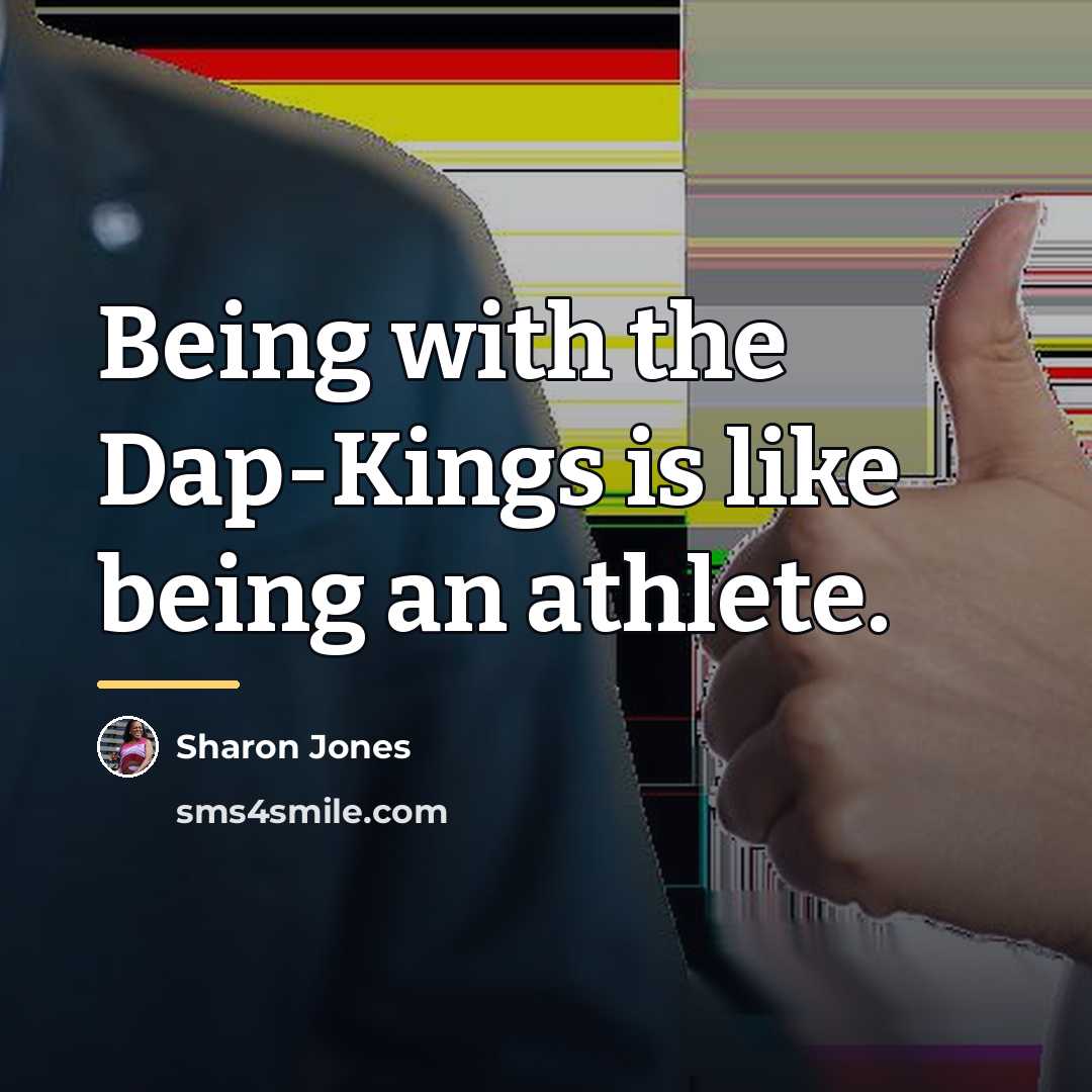 “Being with the Dap-Kings is like being an athlete.…” quote by Sharon Jones