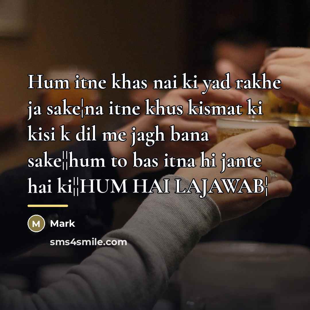 “Hum itne khas nai ki yad rakhe ja sake¦na itne…” quote by Mark