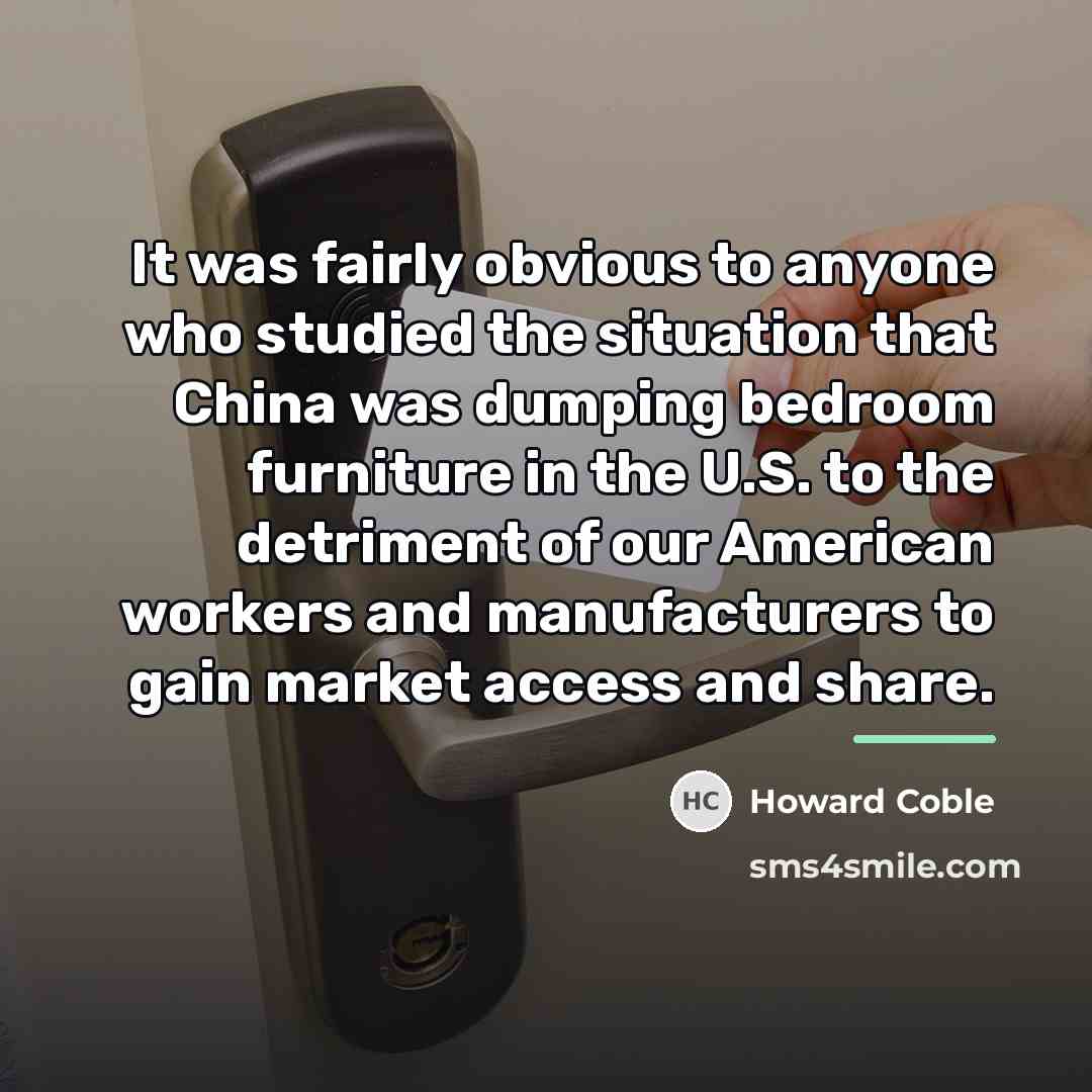 “It was fairly obvious to anyone who studied the situation…” quote by Howard Coble