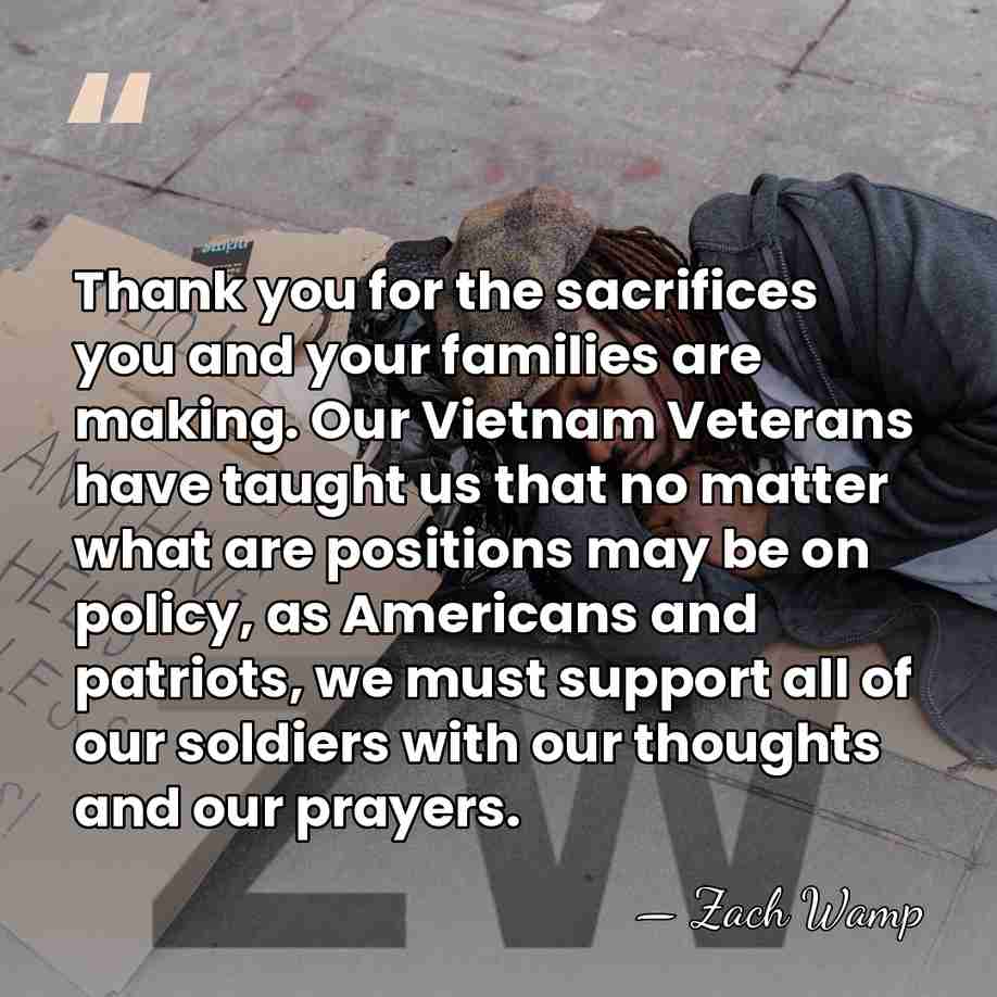 Thank you for the sacrifices you and your families are making. Our&hellip; - Zach Wamp