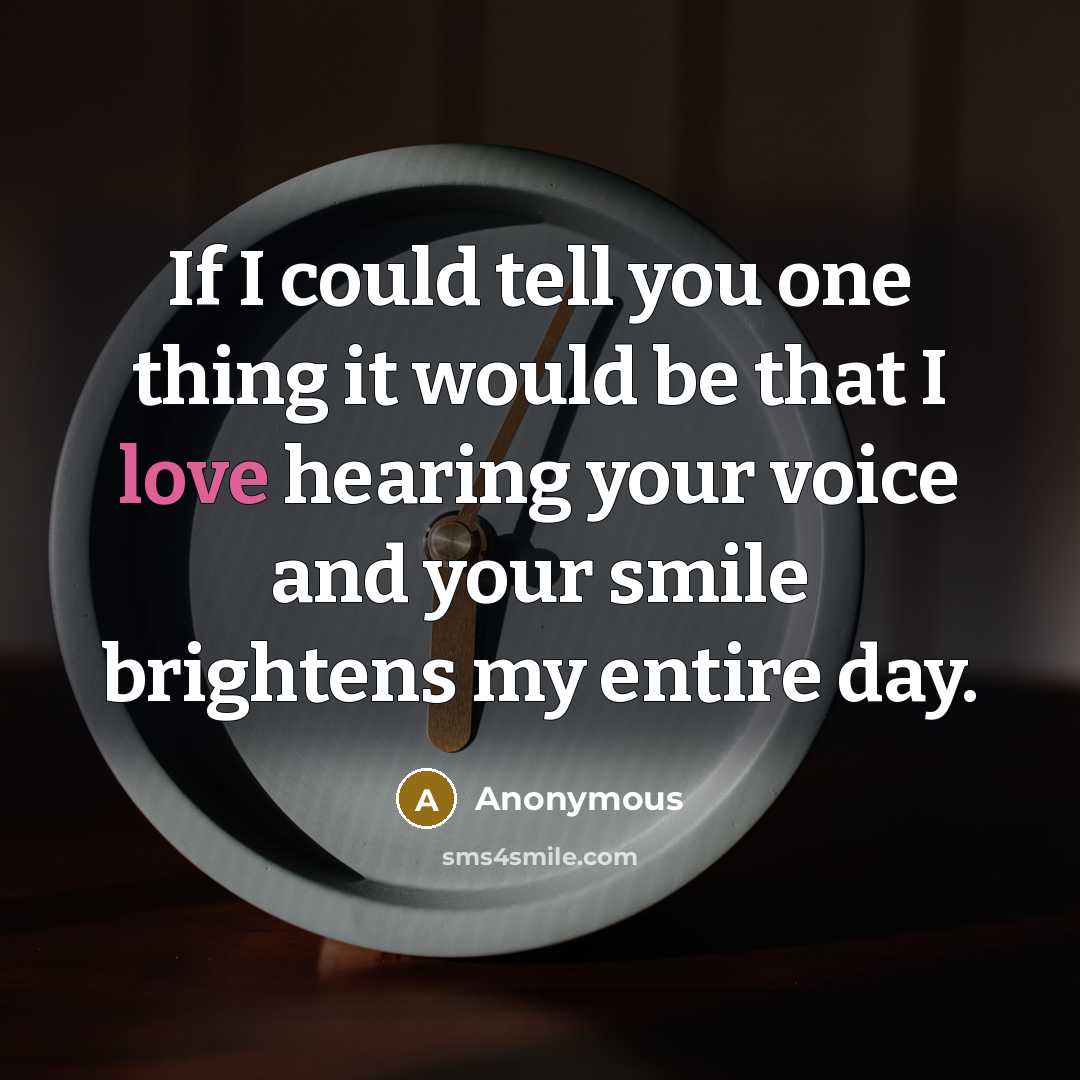 “If I could tell you one thing it would be…” quote by Anonymous